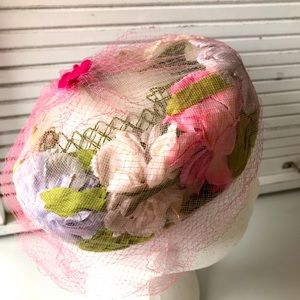 Vintage floral hat